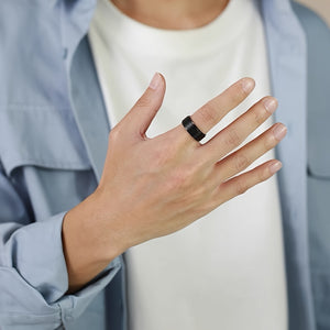 8MM titanium steel ring