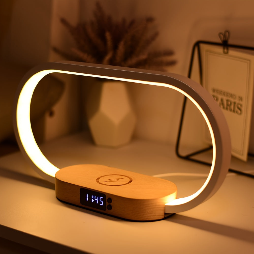 For iPhone And Multiple Functional Wireless Charger Pad Table LED Table Under Desk Lamp