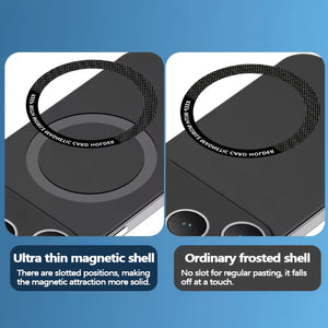 Case Designed for iPhone Series Featuring a Magnetic Frameless Hard PC Construction