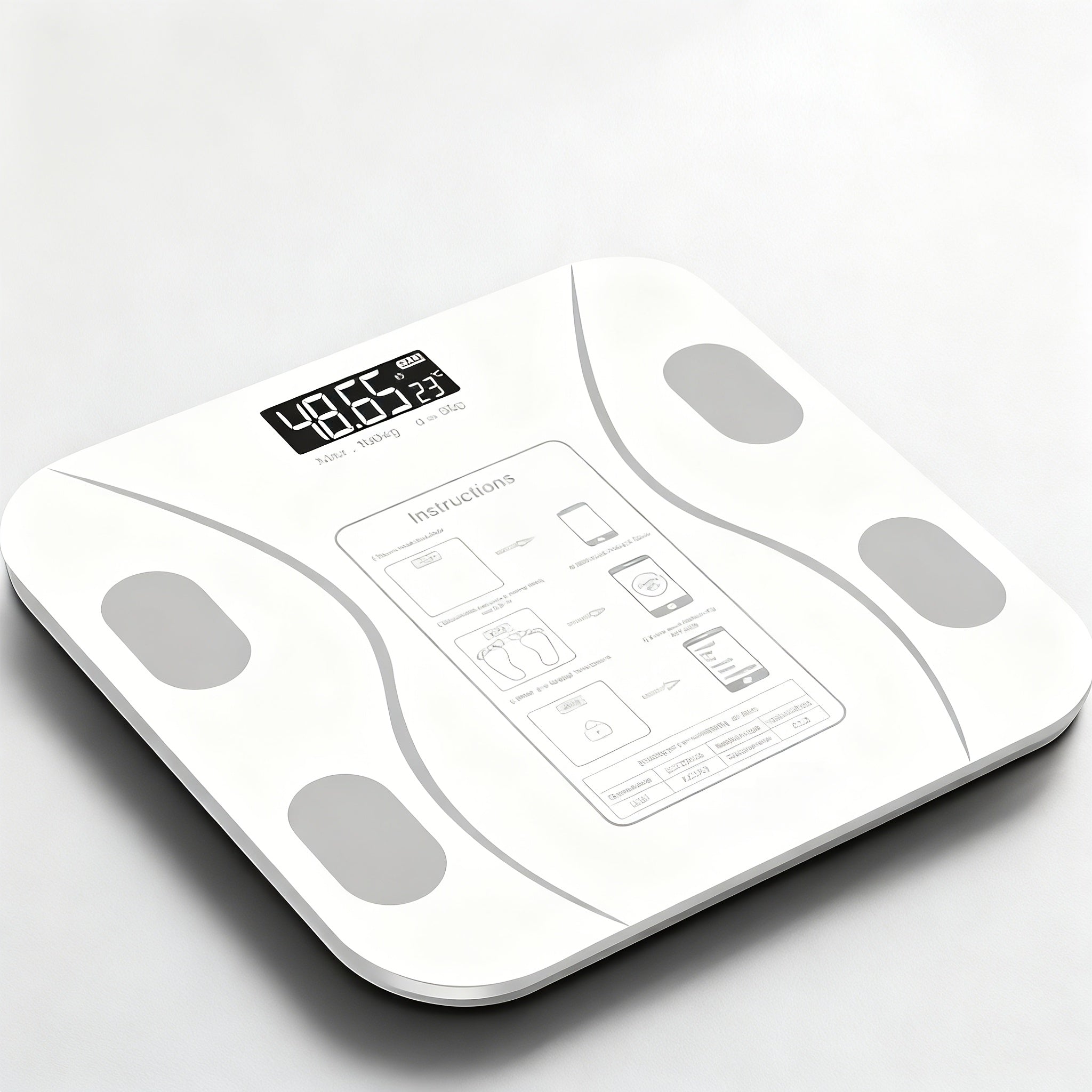 1 Electronic Bathroom Scale, Home Use, 396-pound Digital Scale