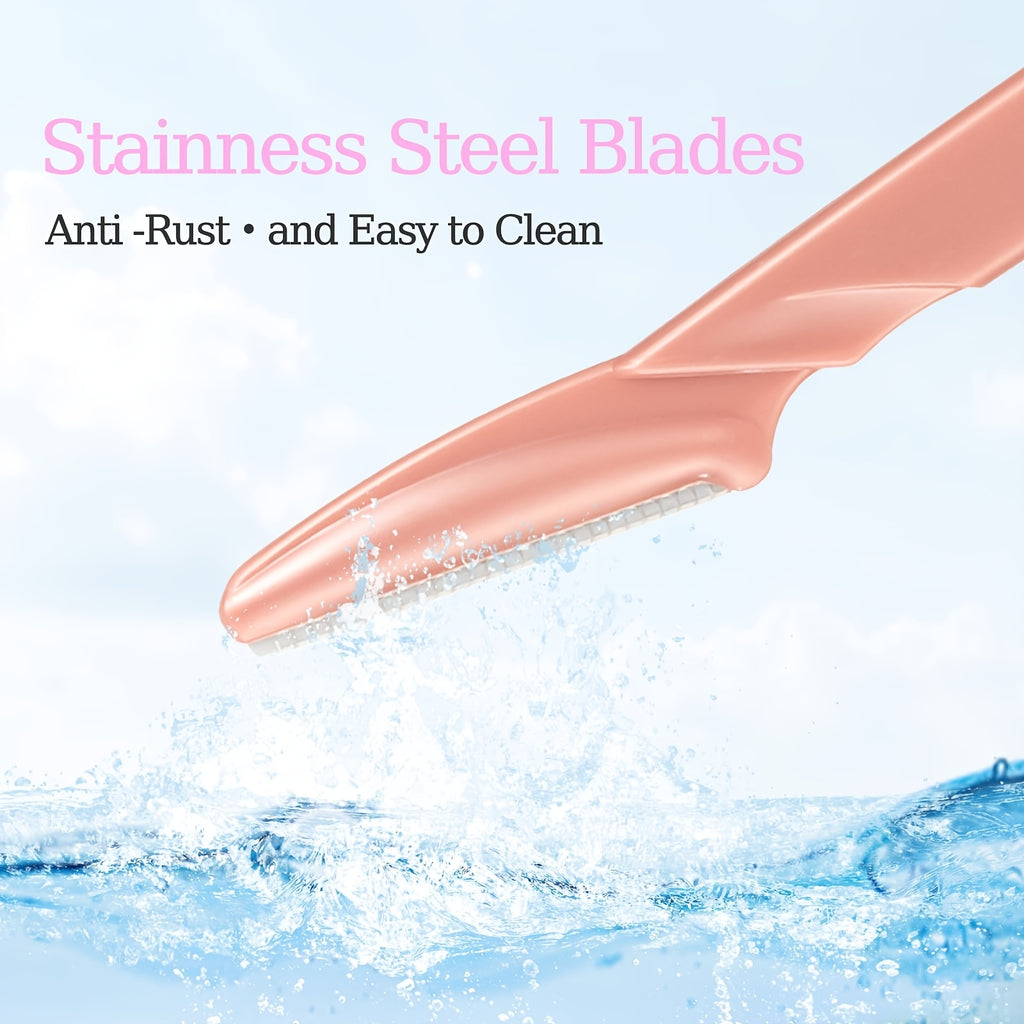 12-Piece Stainless Steel Trimmer Razor with Protective Case, for Men and Women