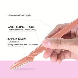 12-Piece Stainless Steel Trimmer Razor with Protective Case, for Men and Women