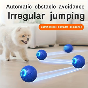 Interactive Bouncing Dog Toy Ball with Gravity-Activated Motion & Automatic Bouncing