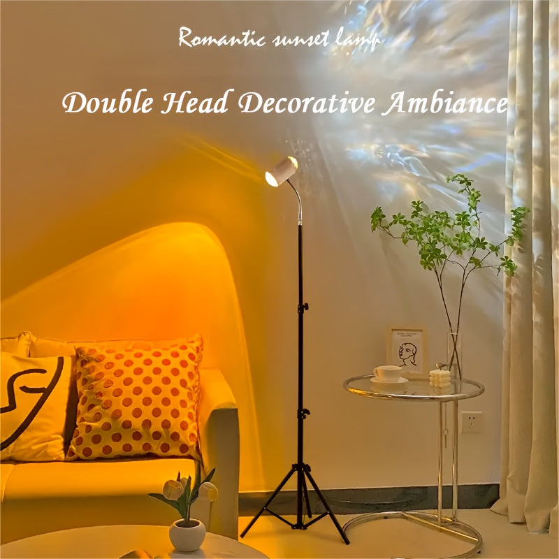 Tripod Floor Double Head Atmosphere Light