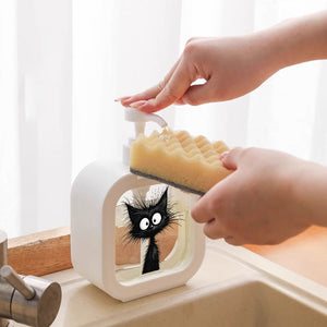 Cat-Shaped Soap Dispenser with Pump
