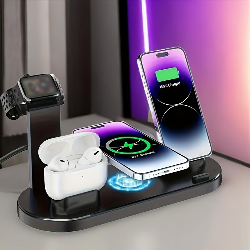 Fast Wireless Charger Station Dock Wireless Charging Stand High-Speed Charge
