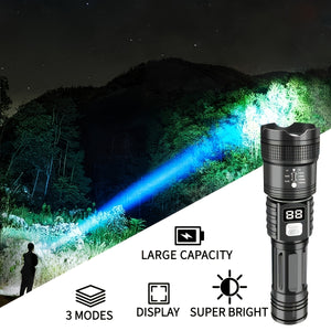 P900 LED Tactical Flashlight | High Brightness Zoom Flashlight
