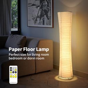 Elegant Warm-Light Floor Lamp with Remote