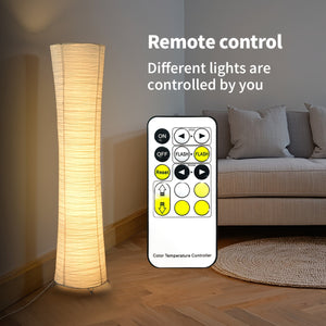 Elegant Warm-Light Floor Lamp with Remote