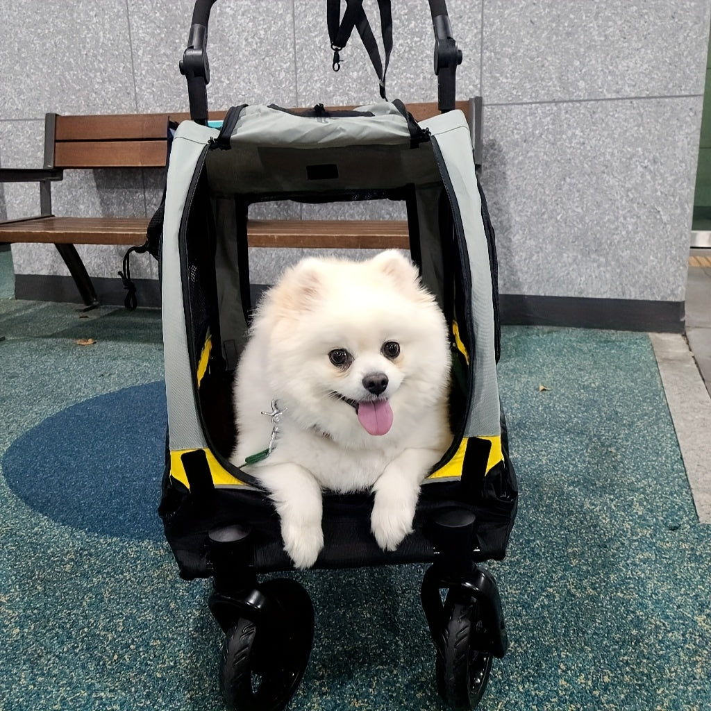 Bingopaw Convertible Travel Stroller for Small Dogs & Cats