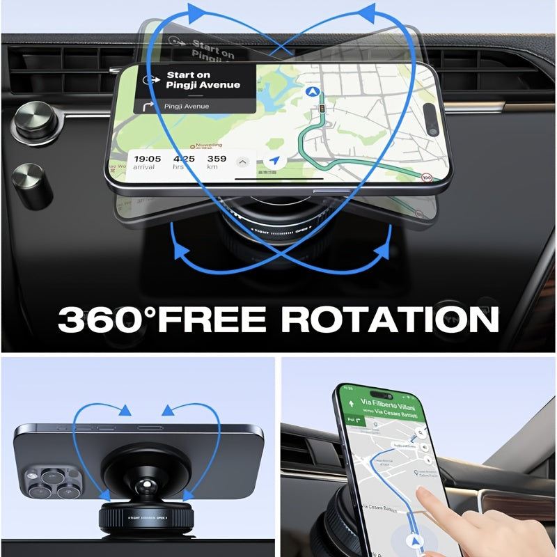 Adjustable Vacuum Magnetic Phone Holder | Compatible with All Smartphones