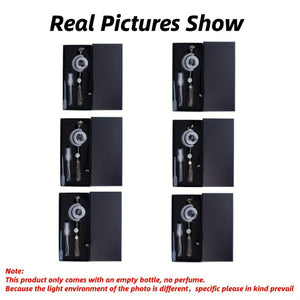 Elegant Crescent Moon Car Charm - Zodiac Series