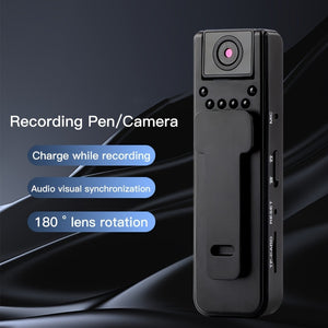 1080P Mini Camera - 180° Rotatable Lens