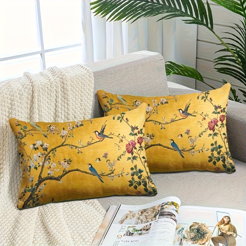 2pcs Elegant Chinese Style Pillow Covers