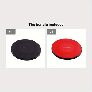 10W Fast Wireless Charger, Compatible with iPhone & Samsung